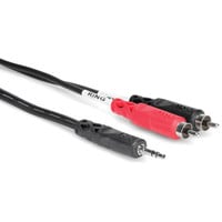 Main product image for Hosa CMR-203 3.5mm TRS to Dual RCA Stereo Break 241-9004